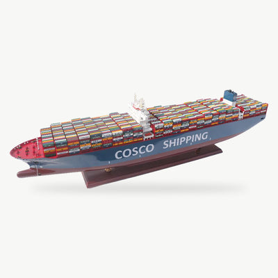 COSCO Container Ship Wooden Model – 100 cm