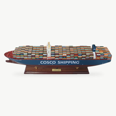 COSCO Container Ship Wooden Model – 72 cm