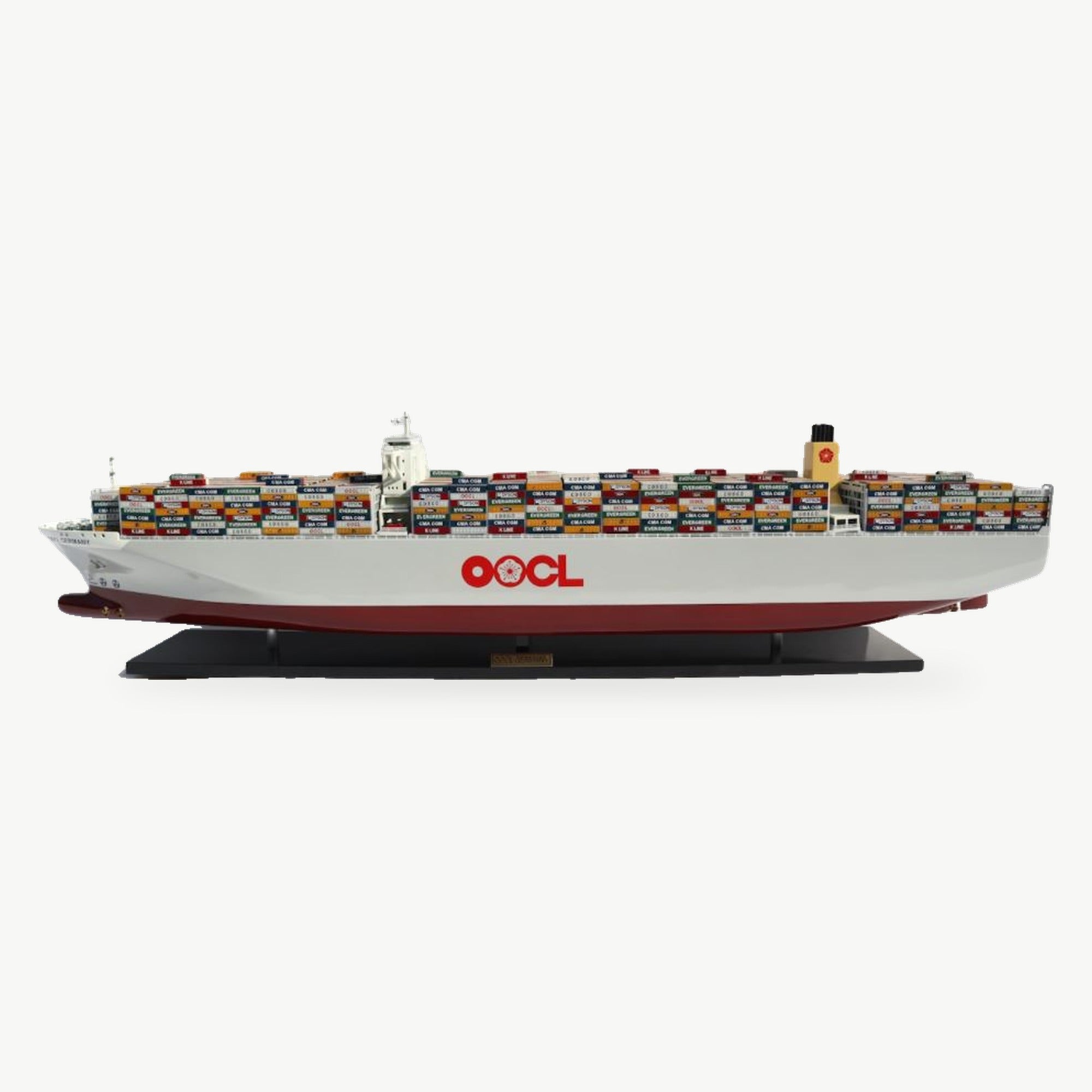 OOCL Germany Container Ship Wooden Model – 100 cm