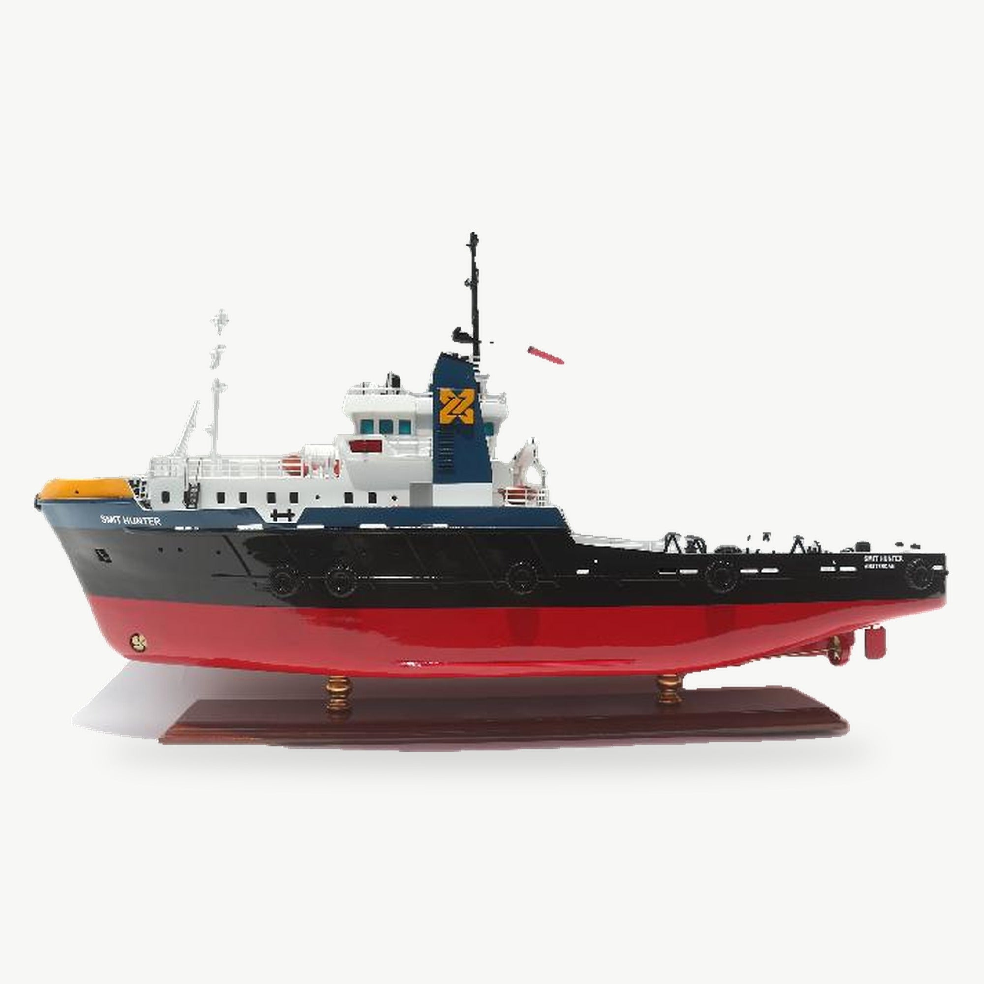 Smit Hunter Tugboat Wooden Model – 82 cm
