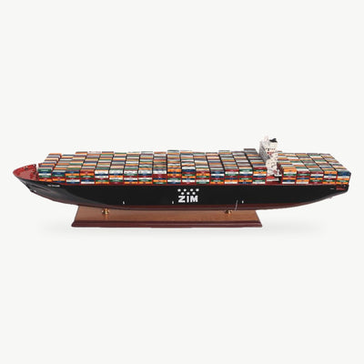 ZIM Chicago Container Ship Wooden Model – 101 cm
