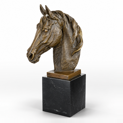 Horse Head | Handcrafted Bronze Decor | Unique Home Accent | Gift Idea