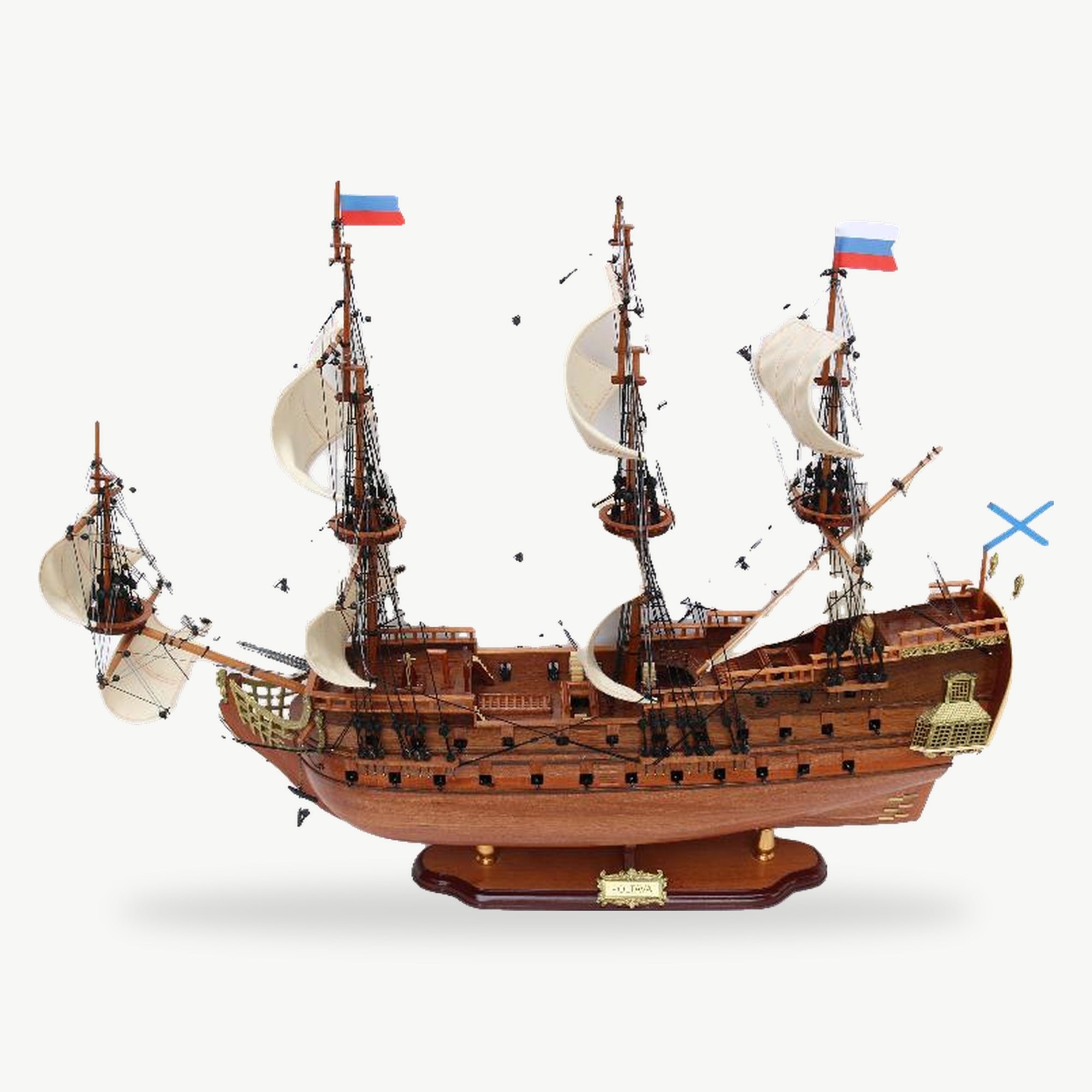 Poltava Tall Ship Wooden Model – 89 cm