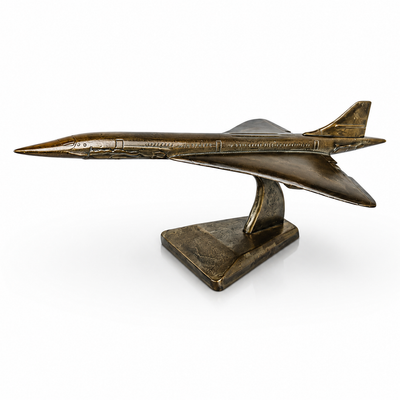 Cast Iron Model of the Concorde | Handcrafted Cast Iron Decor