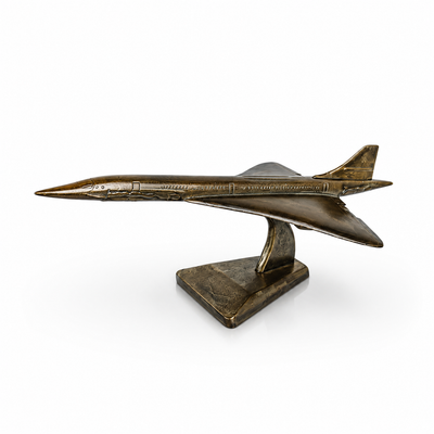 Cast Iron Model of the Concorde | Handcrafted Cast Iron Decor