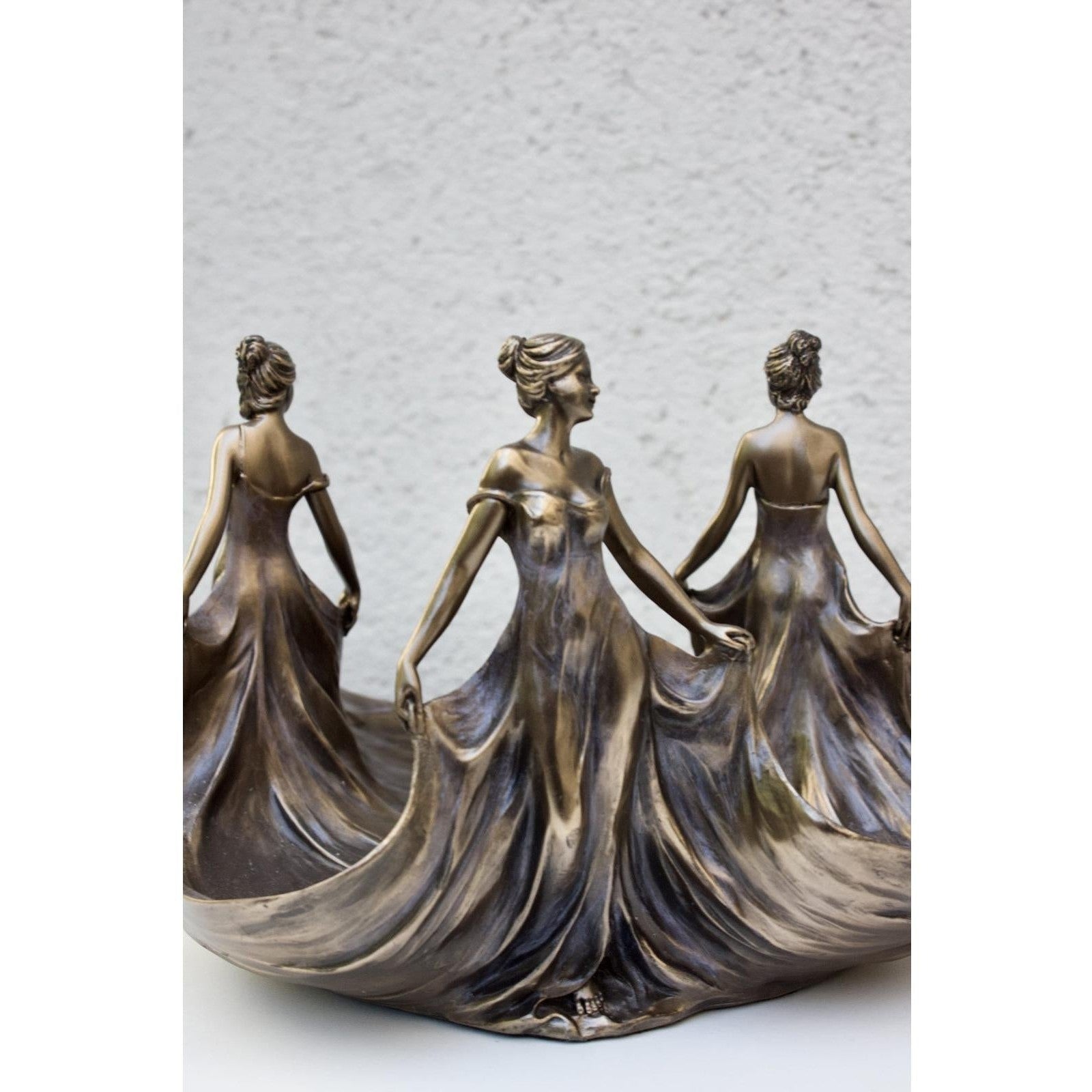 The Three Graces Fruit Bowl Centerpiece Art Nouveau | Vases & Bowls