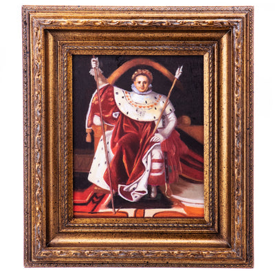 Oil painting with frame "Napoleon" | Handcrafted Wall Decor