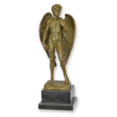 Winged David Bronze Sculpture