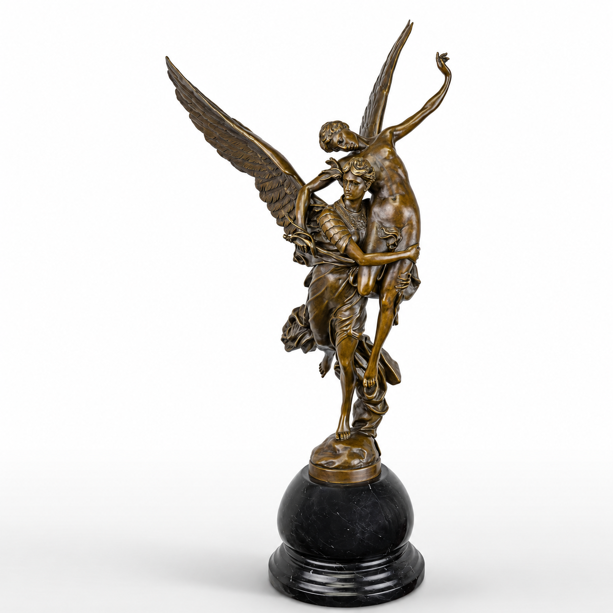 Bronze Sculpture of “Gloria Victis” – Winged Victory Figure