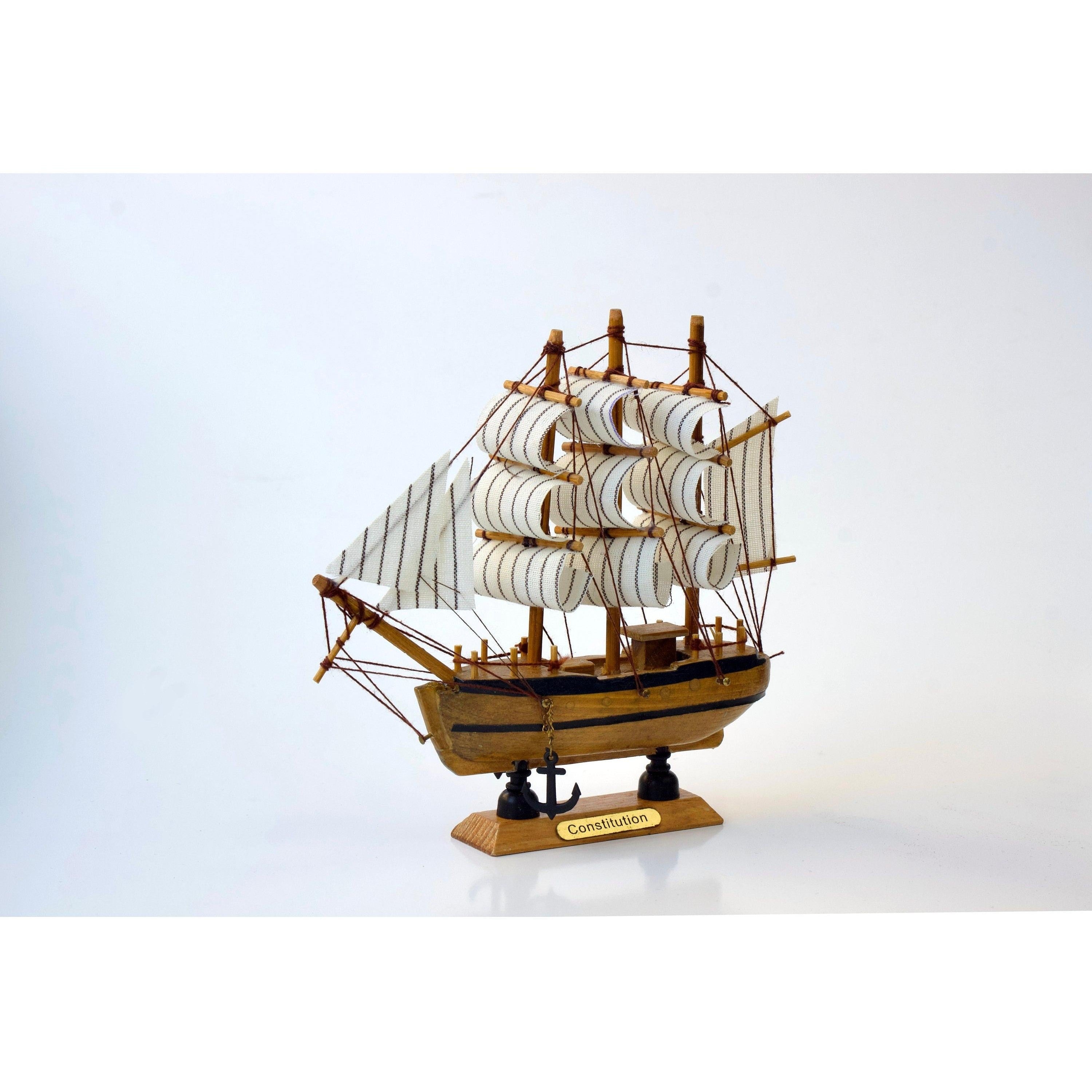 Uss Constitution wooden model ship | Tin & Model Collectibles
