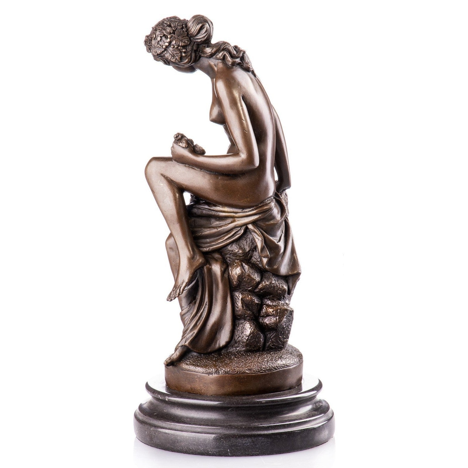 Venus with Cherub Classical Bronze Sculpture of Love and Grace