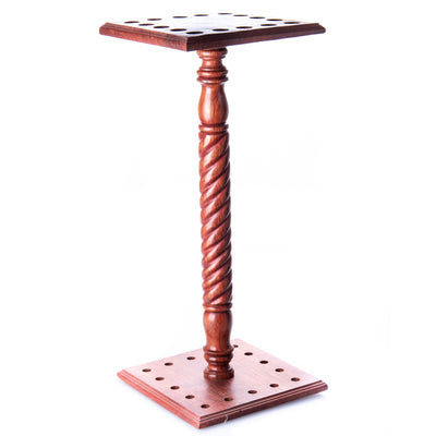 Wooden walking stick stand for 16 walking sticks | Handcrafted Brass
