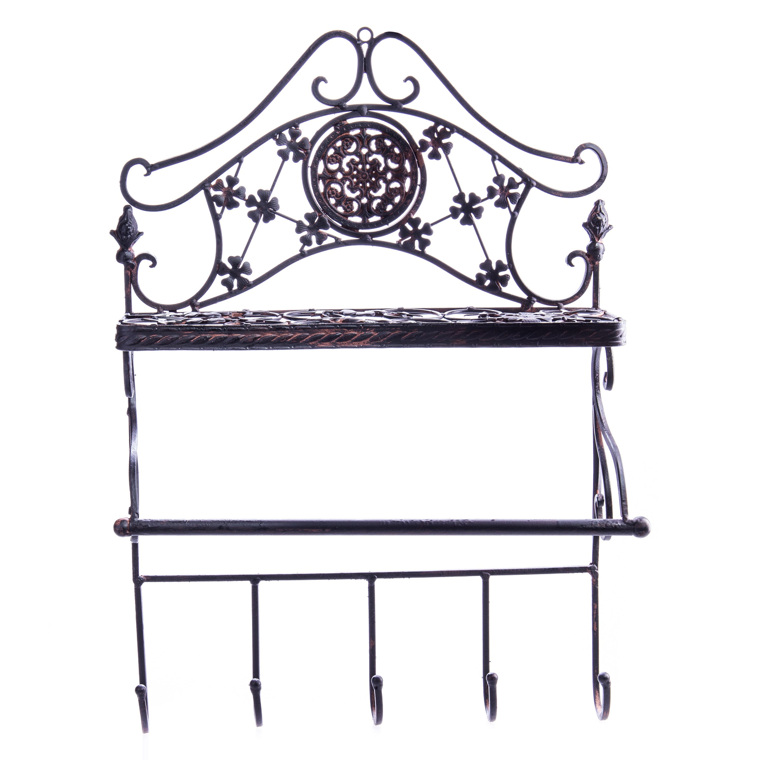 Metal wall hook | Handcrafted Garden Decor | Unique Home Accent