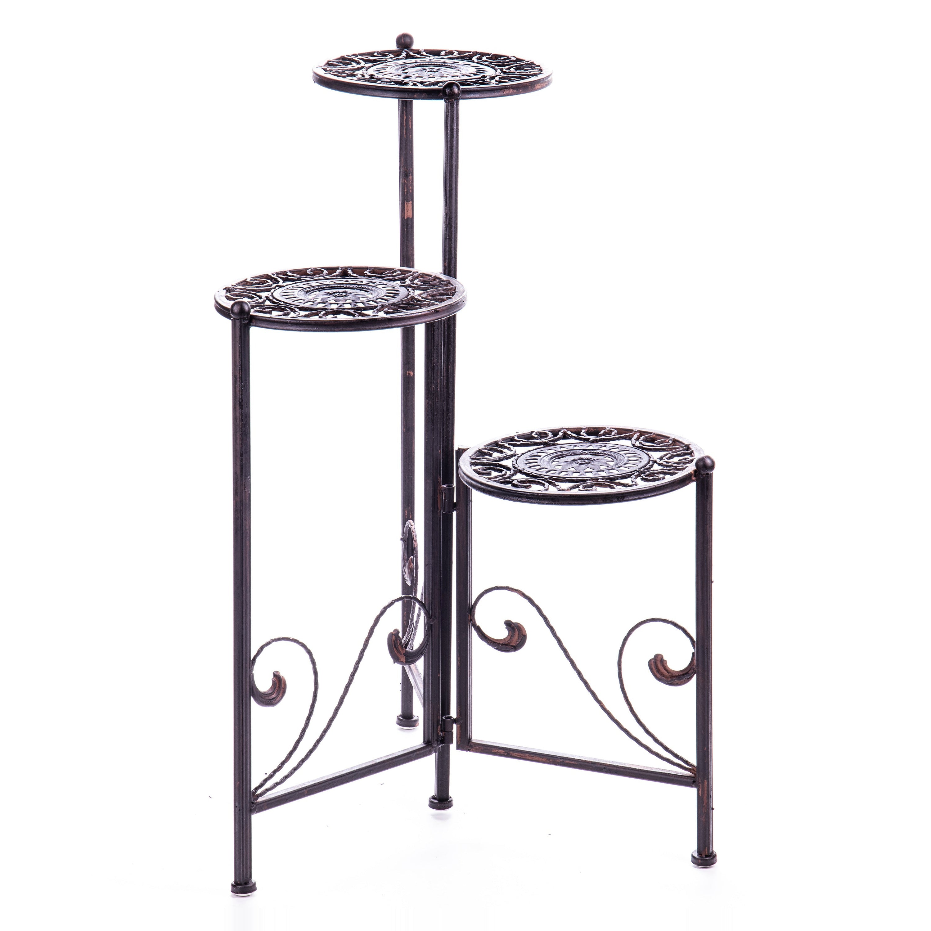 Metal flower stool | Handcrafted Garden Decor | Unique Home Accent