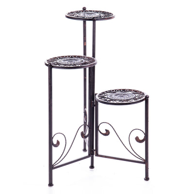 Metal flower stool | Handcrafted Garden Decor | Unique Home Accent