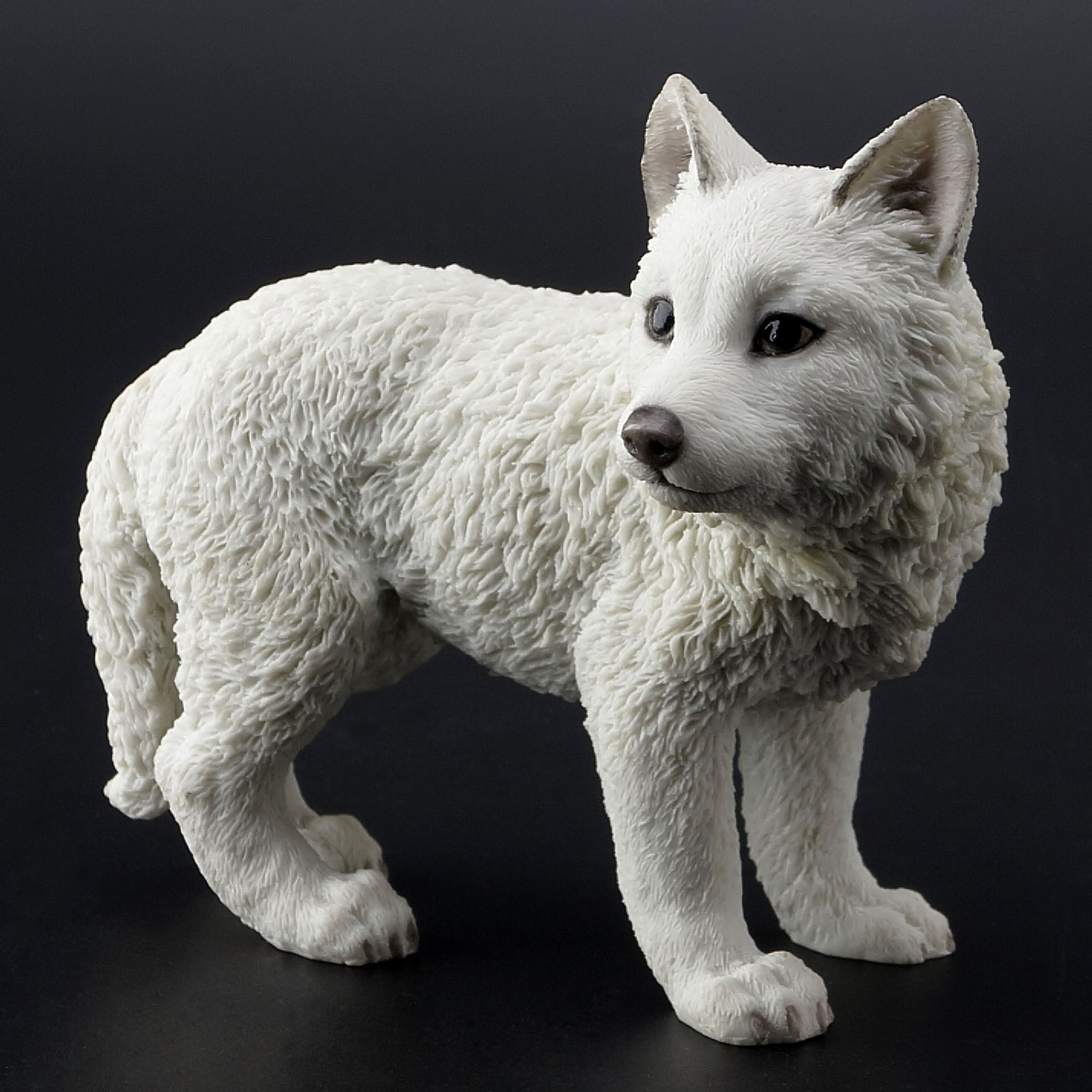 Wolf Cub Standing (White)