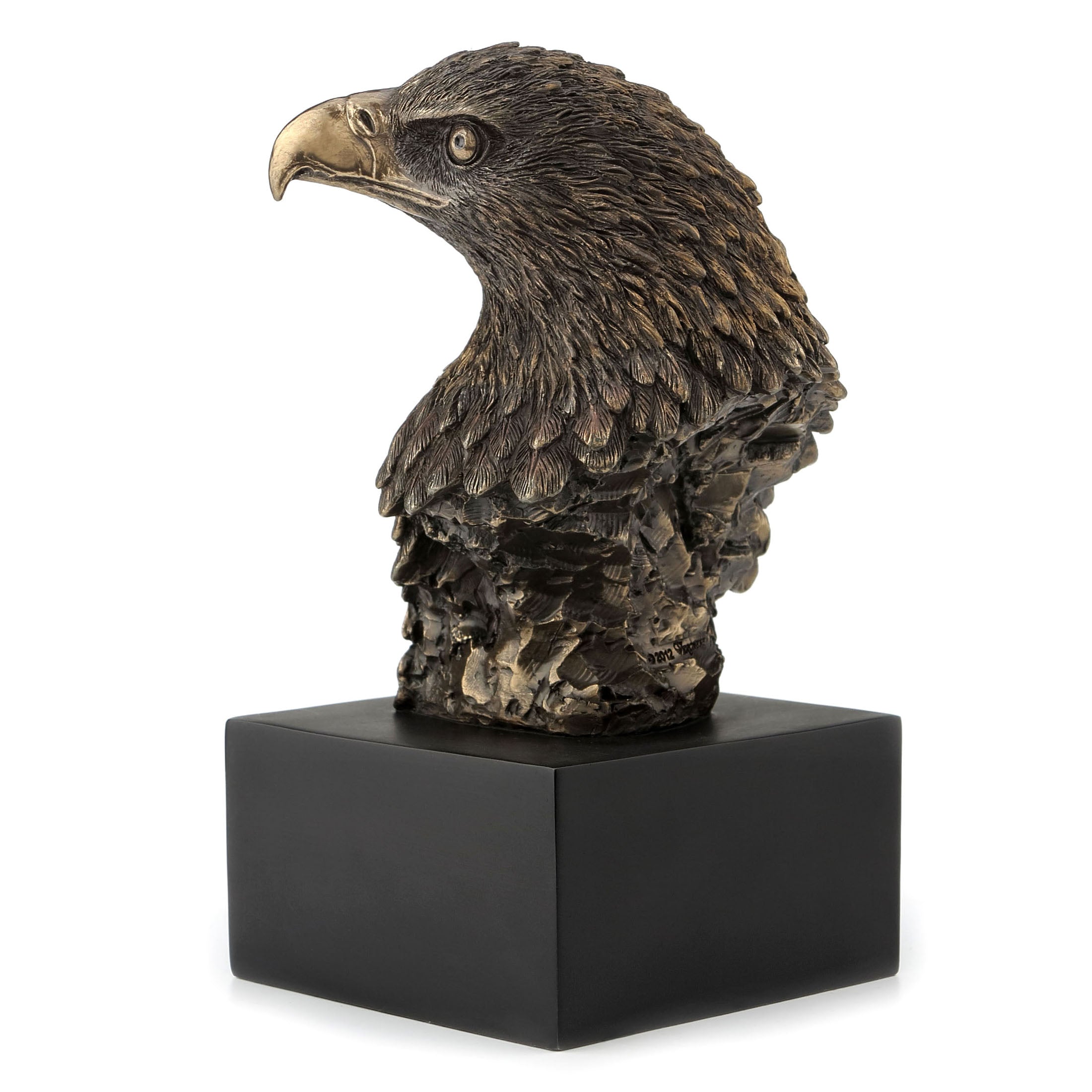 Eagle Head On Plinth (Mbz+Color)