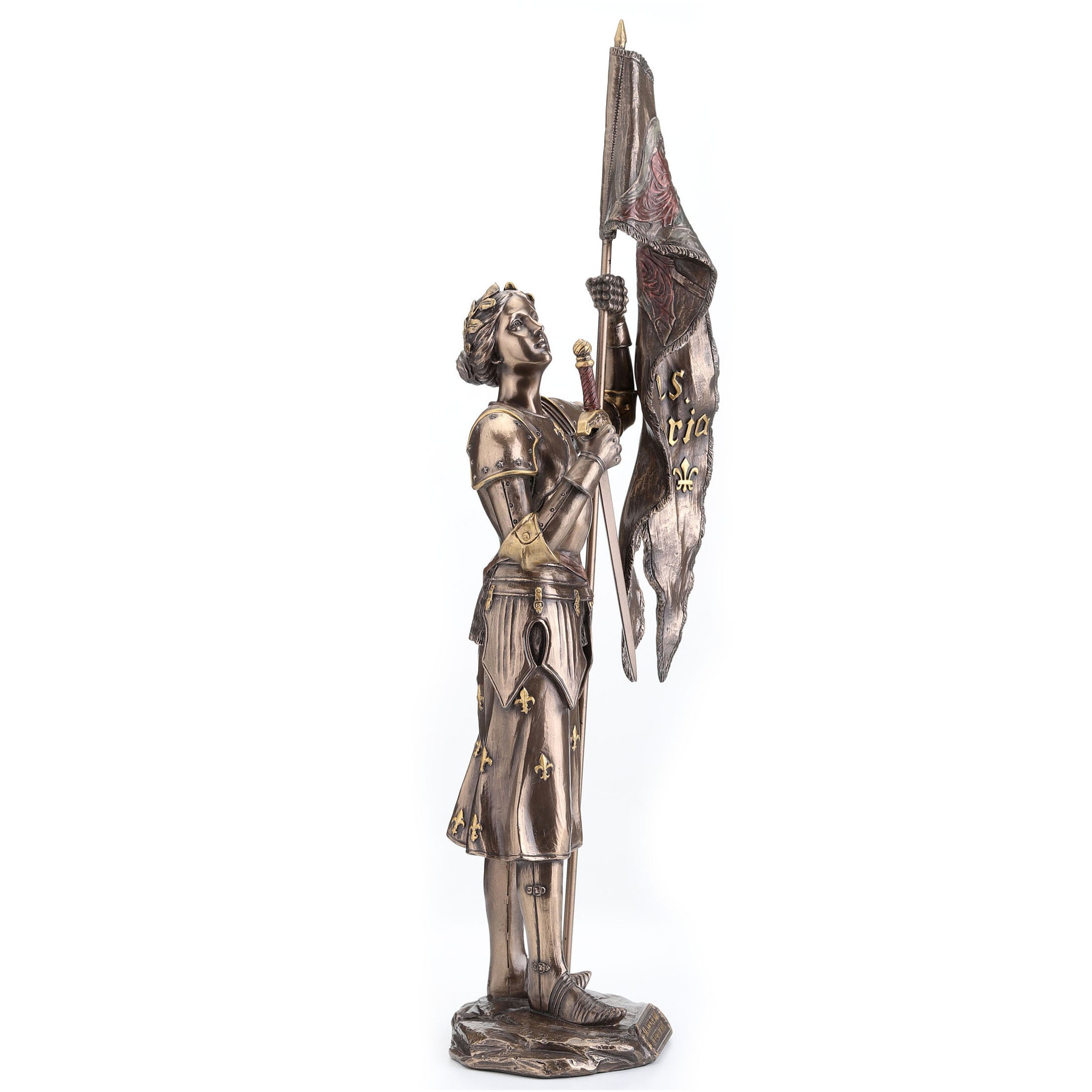 Joan Of Arc Standing With Sword And Flag (Mbz+Color)