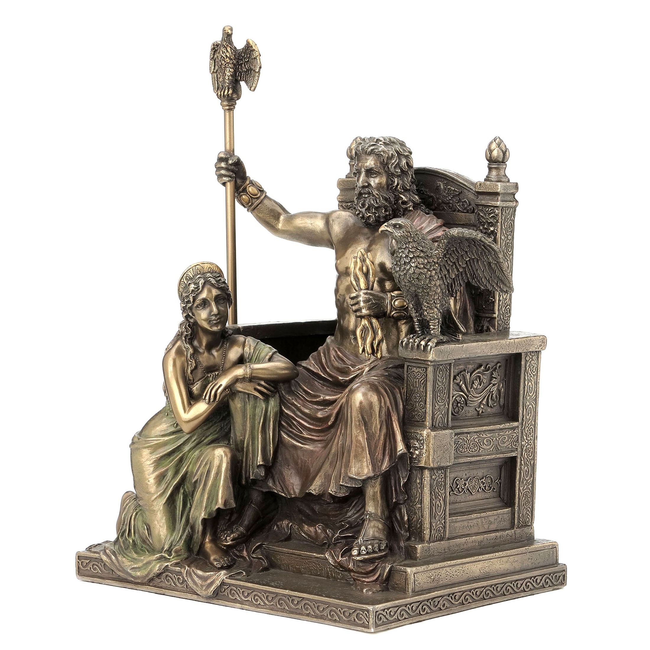 Zeus And Hera At The Throne