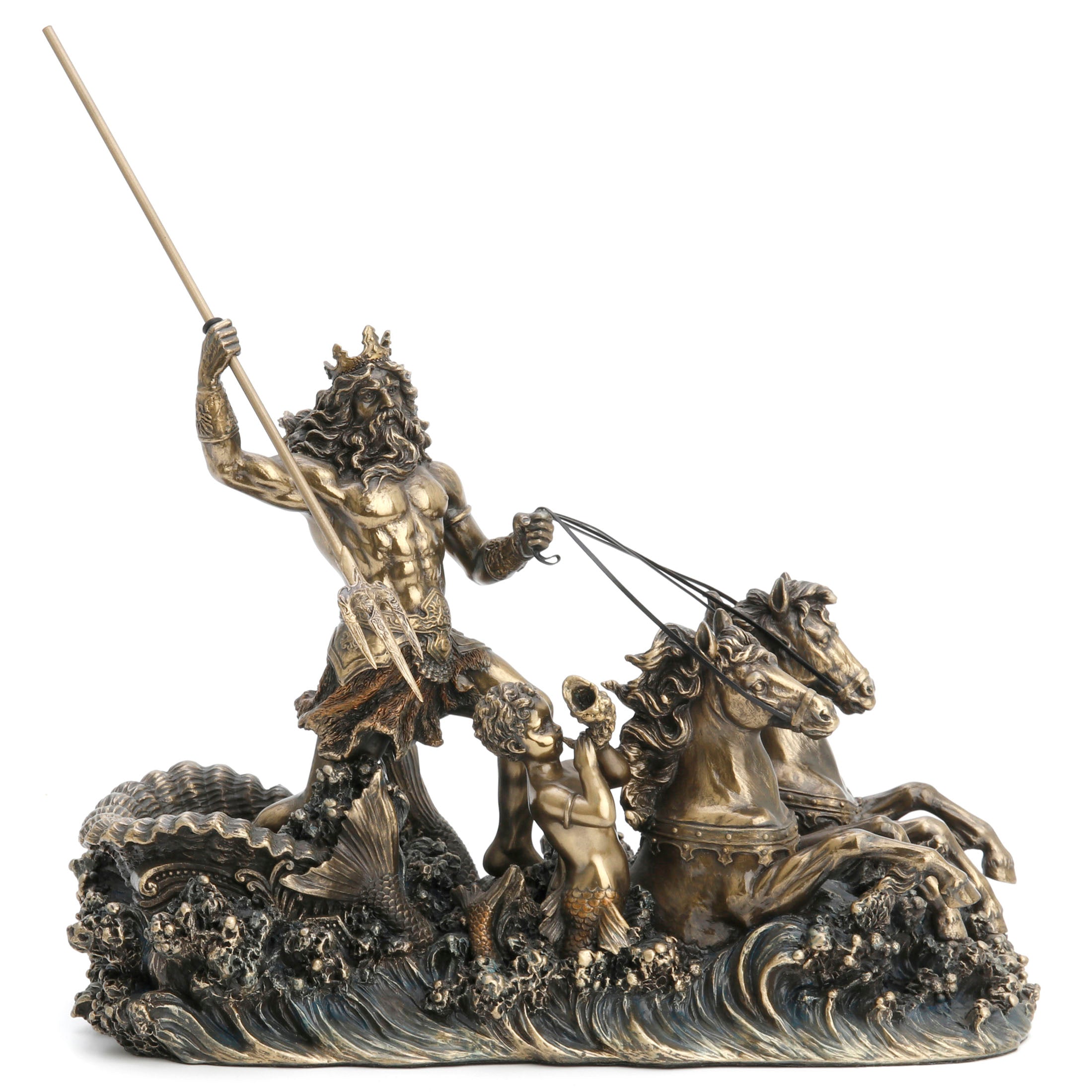 Poseidon On Hippocampus Chariot