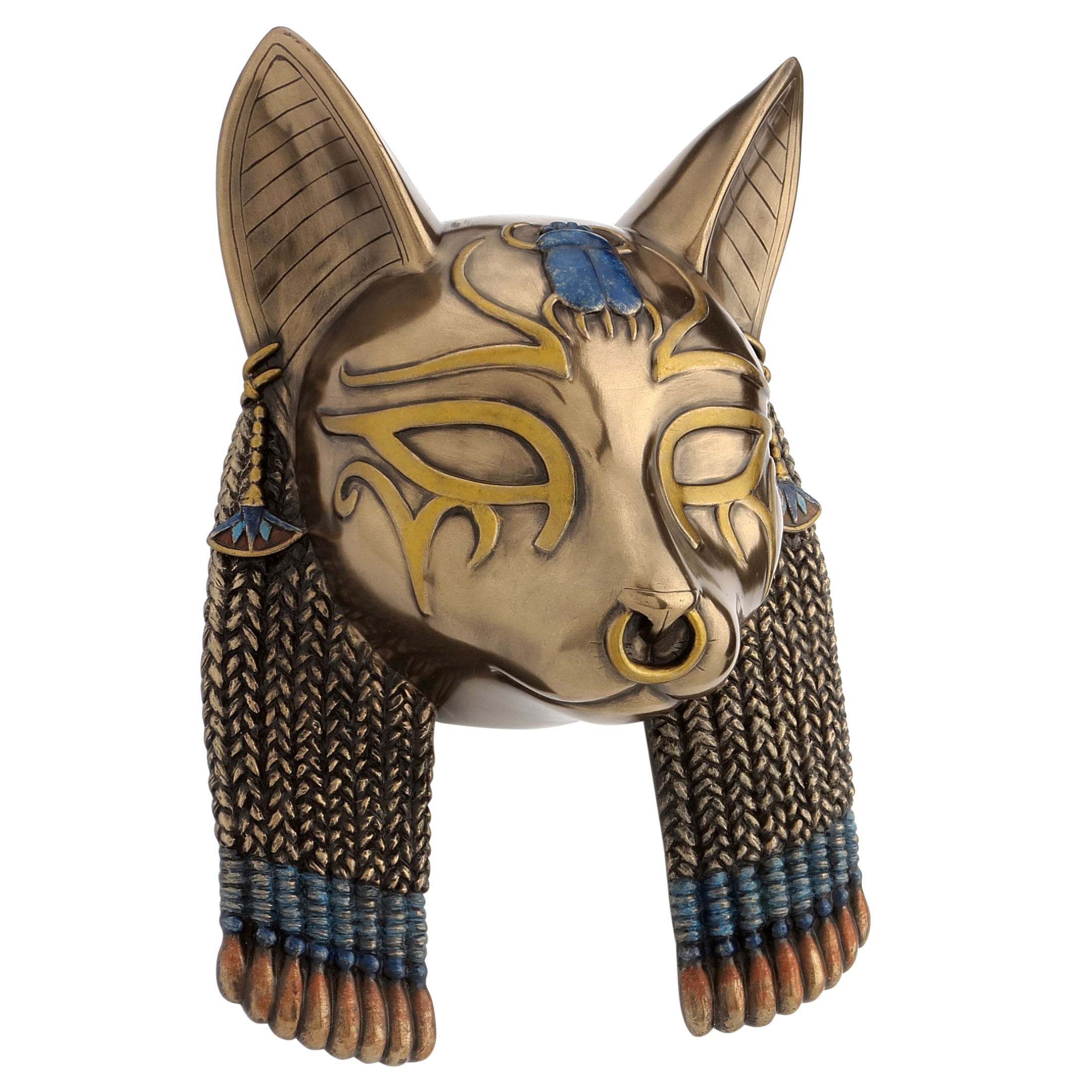 Bastet Mask Wall Plaque (Mbz+Color)