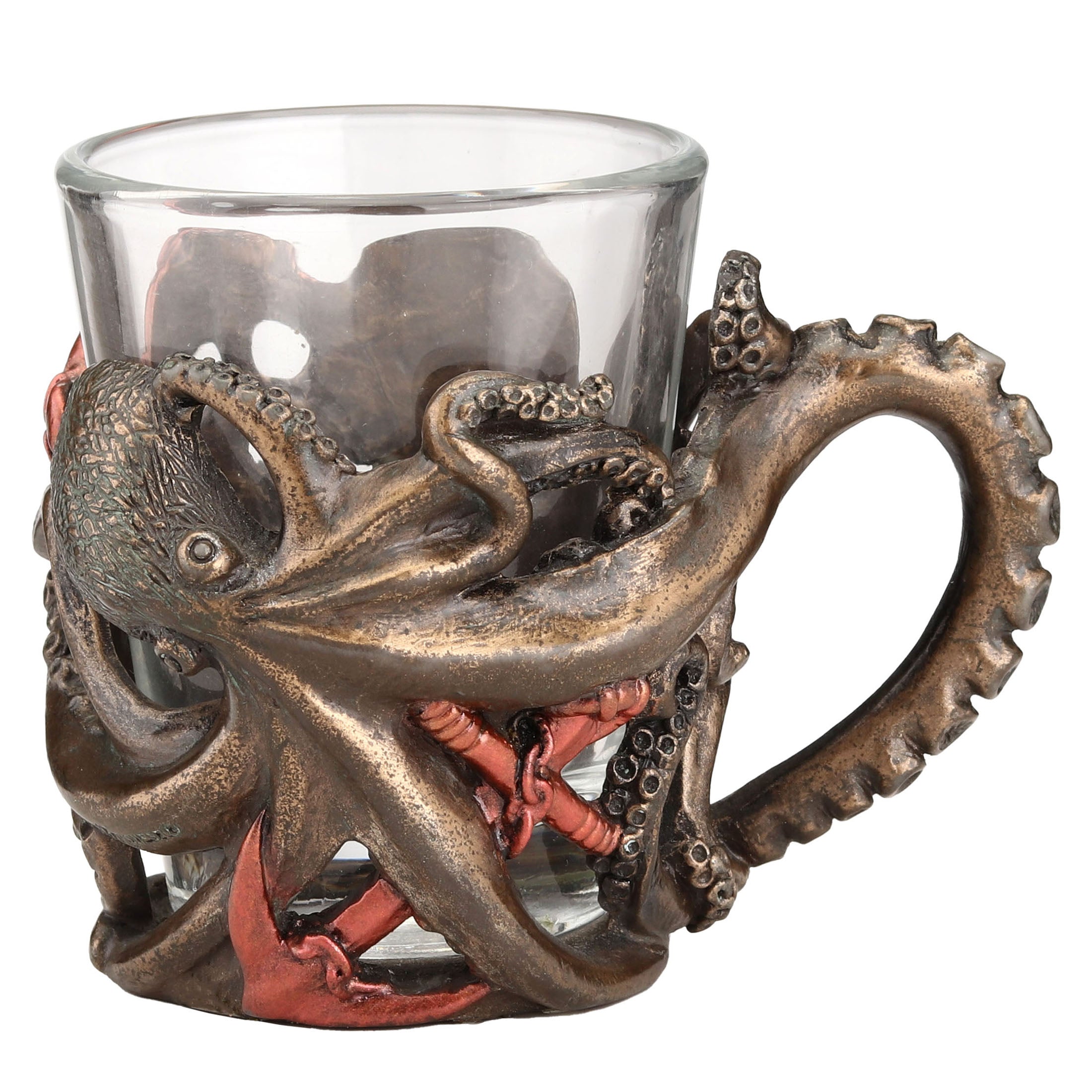 Steampunk Octopus Shot Glass With Handle