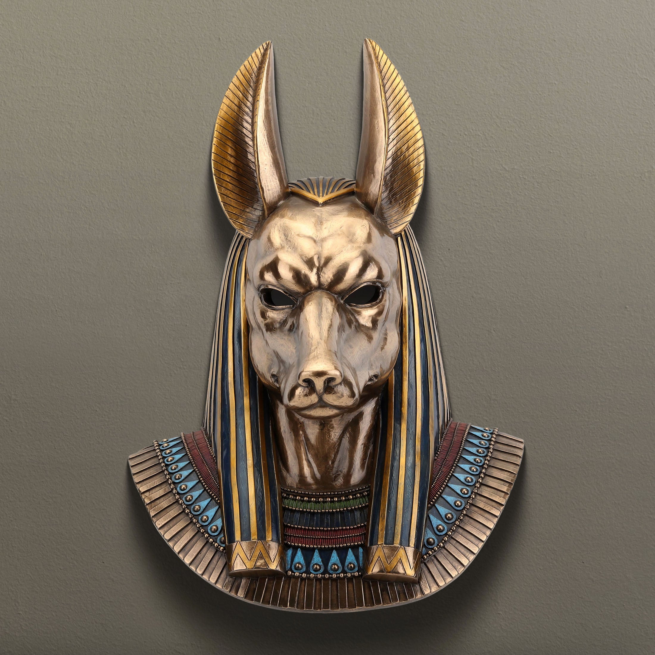 Anubis Bust Wall Plaque