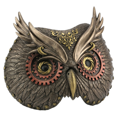 Steampunk Owl Mask Wall Plaque