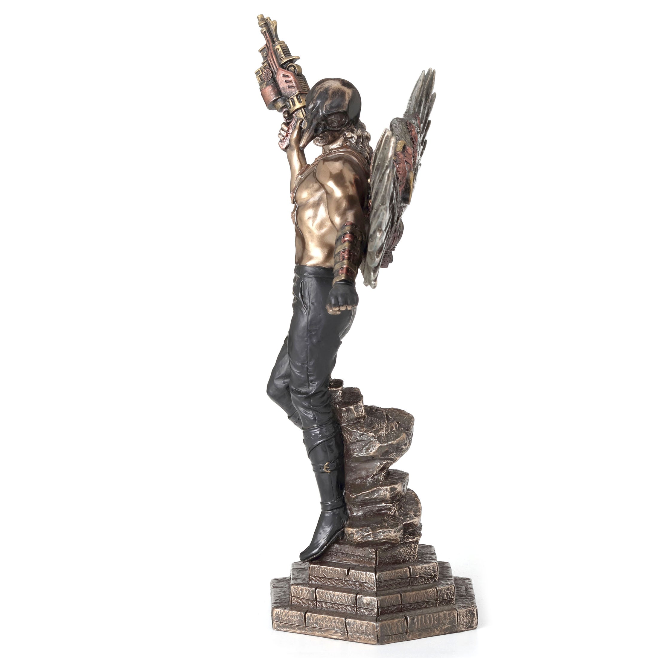 Crow Masked Winged Steampunk Warrior