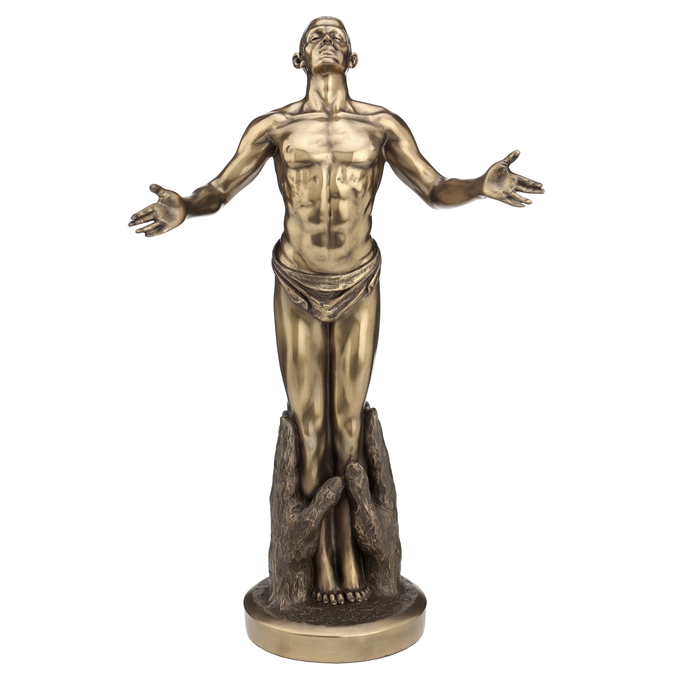 Nude Male Standing In Palms