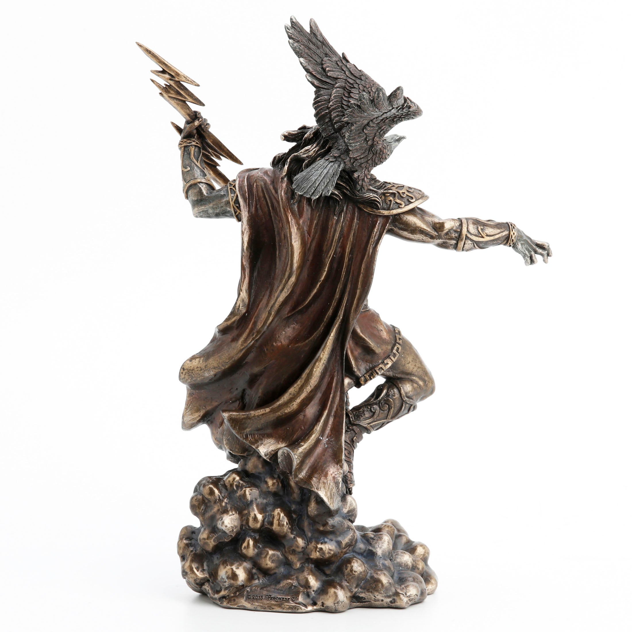 Zeus Holding Thunderbolt With Eagle