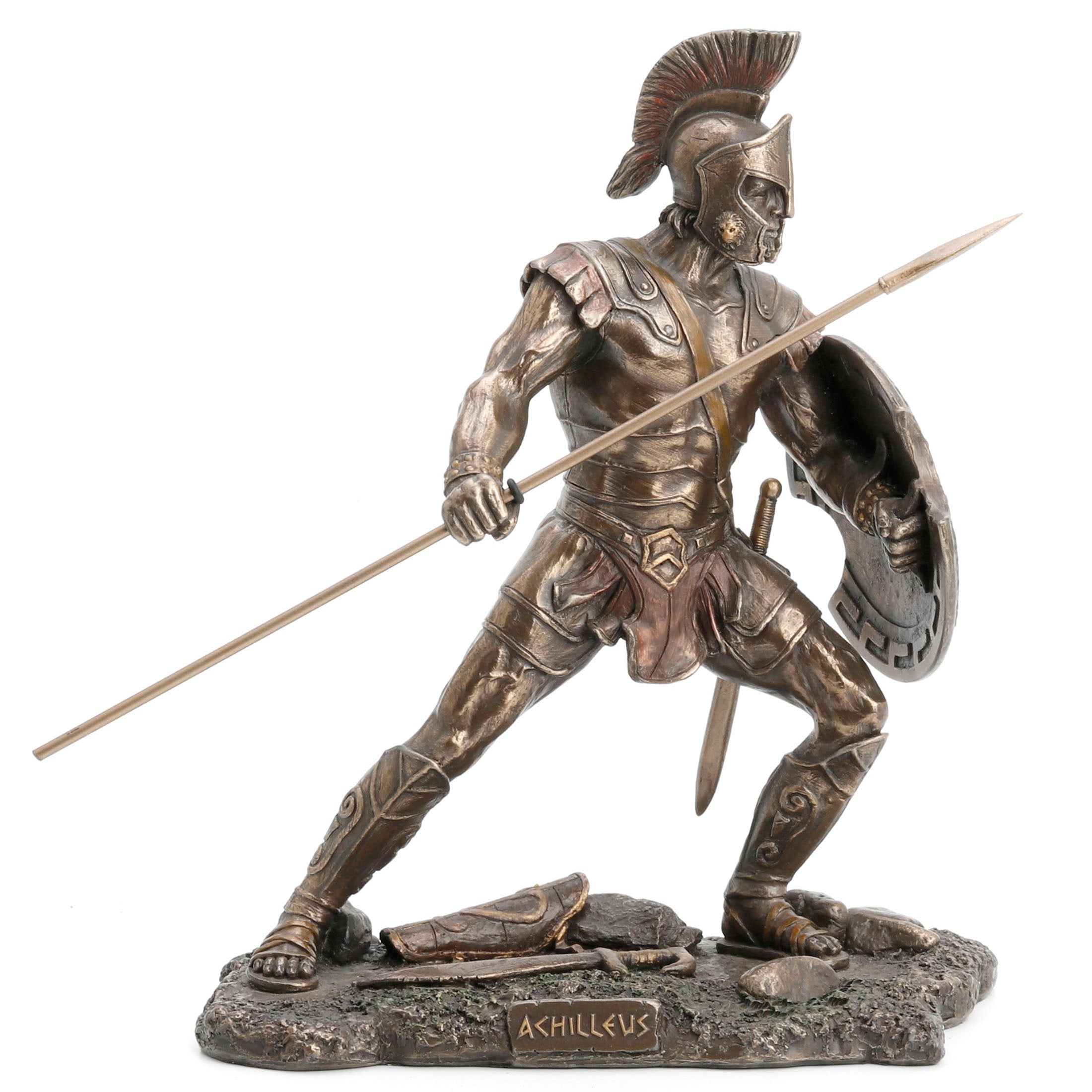 Greek Hero Achilleus Duel Stance