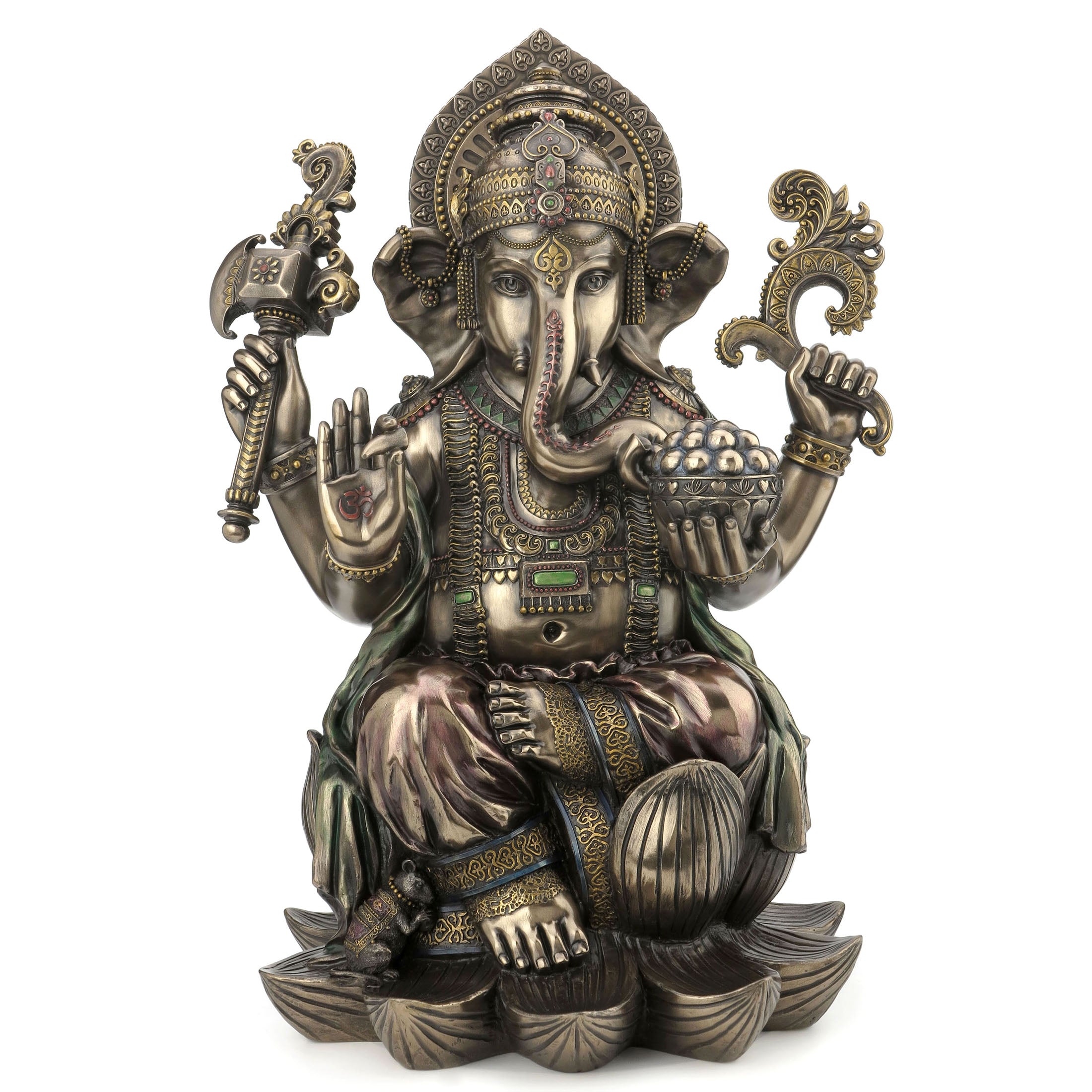 Lord Ganesha Sitting On Lotus