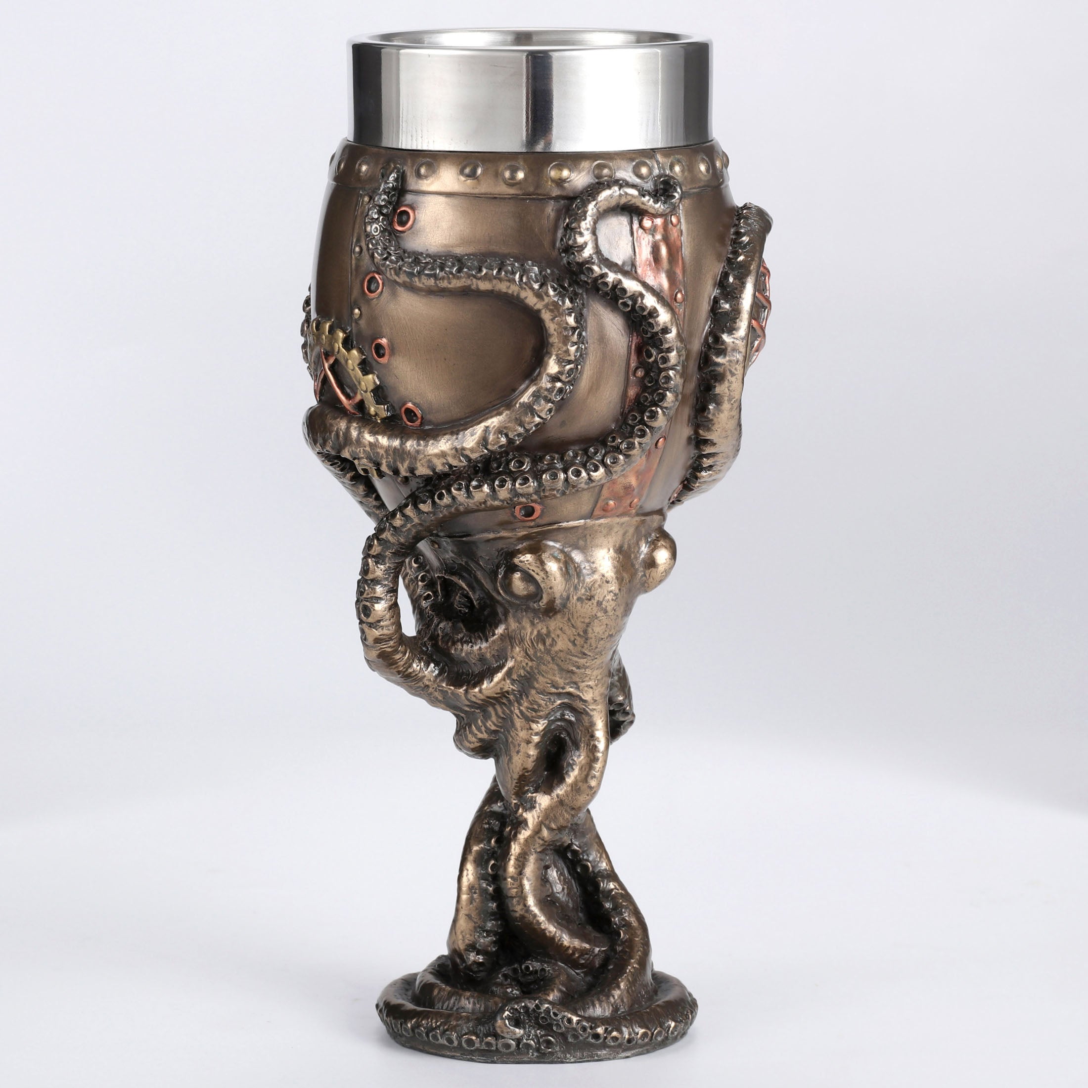 Steampunk Octopus Bell Chalice