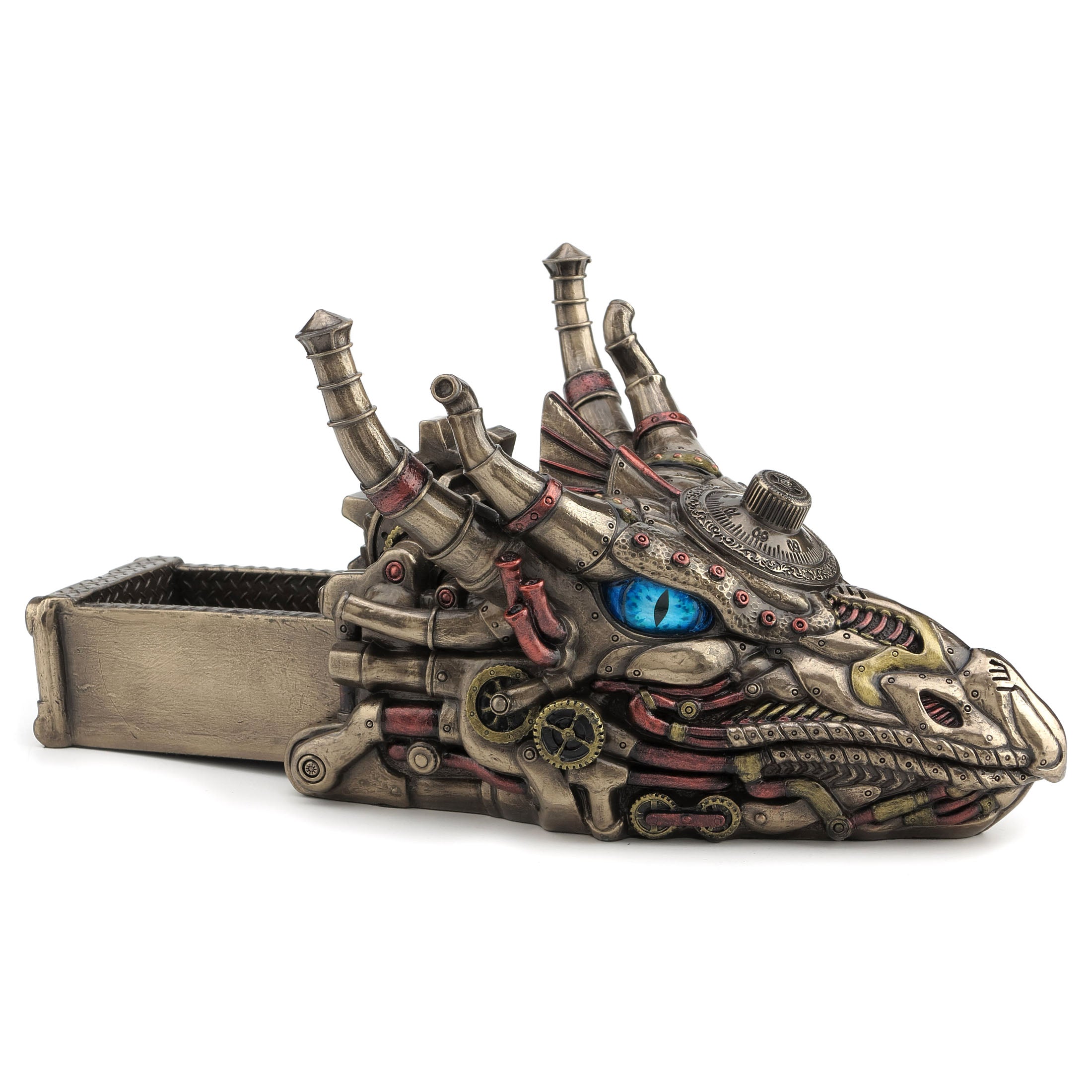 Steampunk Decorative Combination Safe Dragon Head Trinket Box