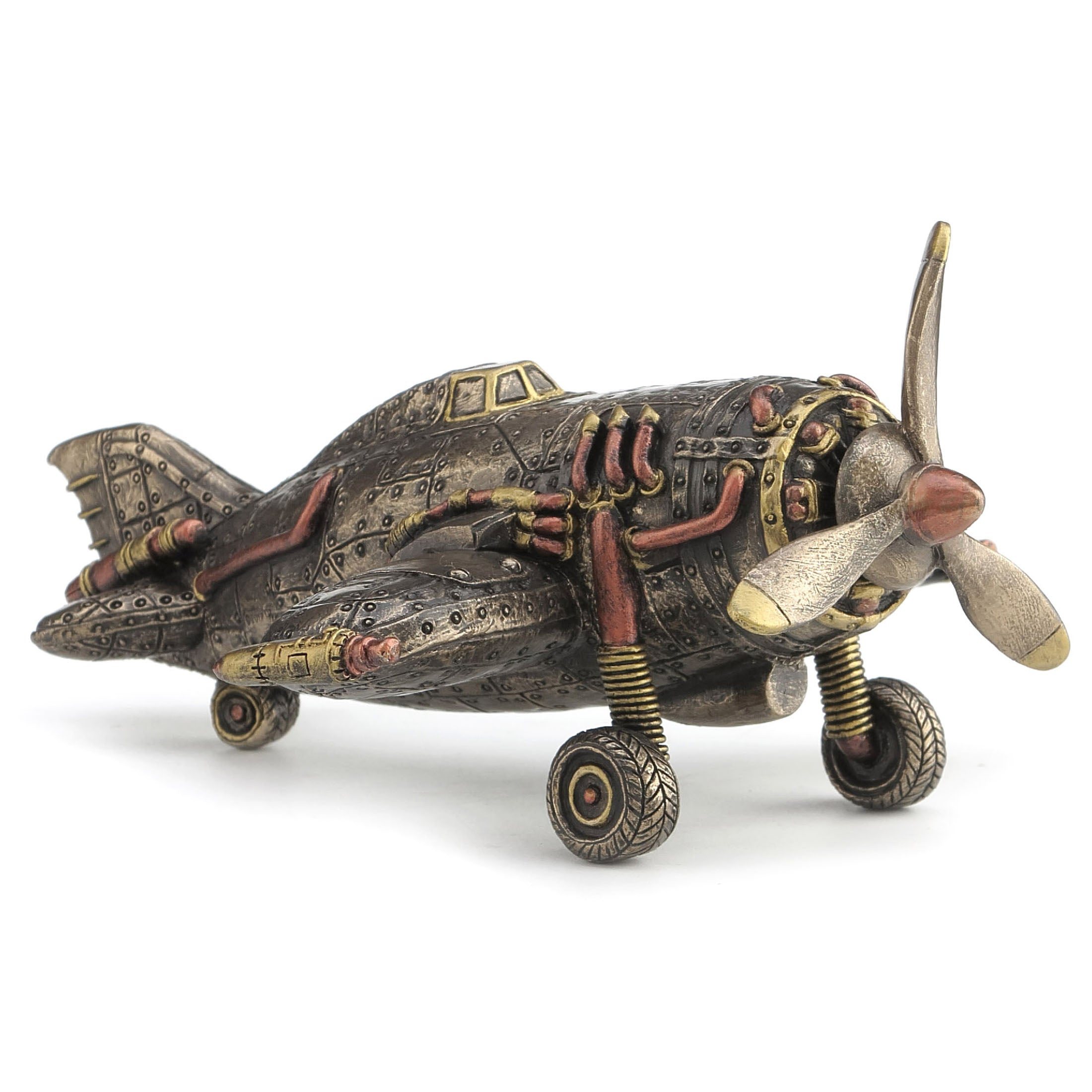 Steampunk Single Propeller Aircraft
