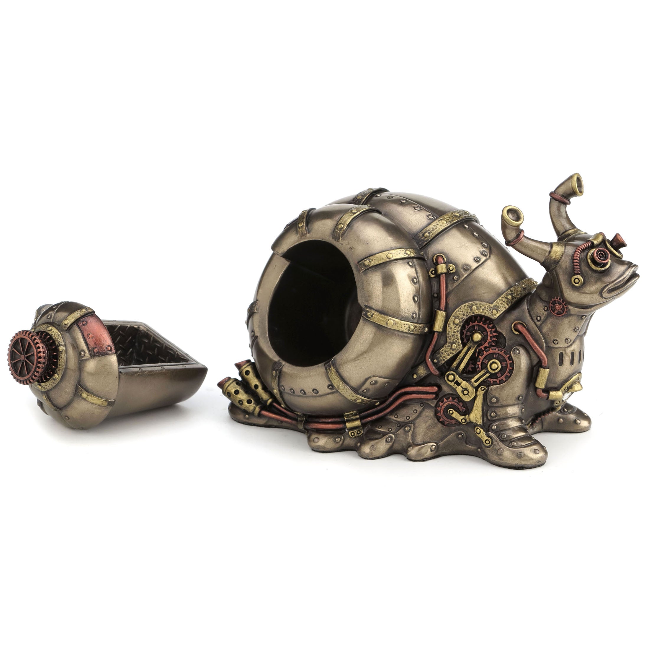 Steampunk Giant Land Snail Trinket Box