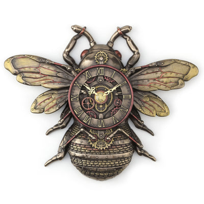 Steampunk Bee Wall Clock