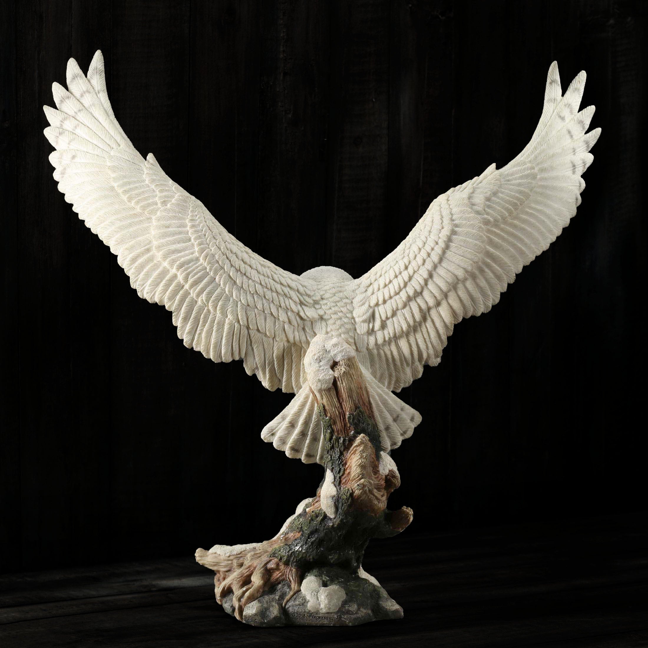 Flying Snowy Owl