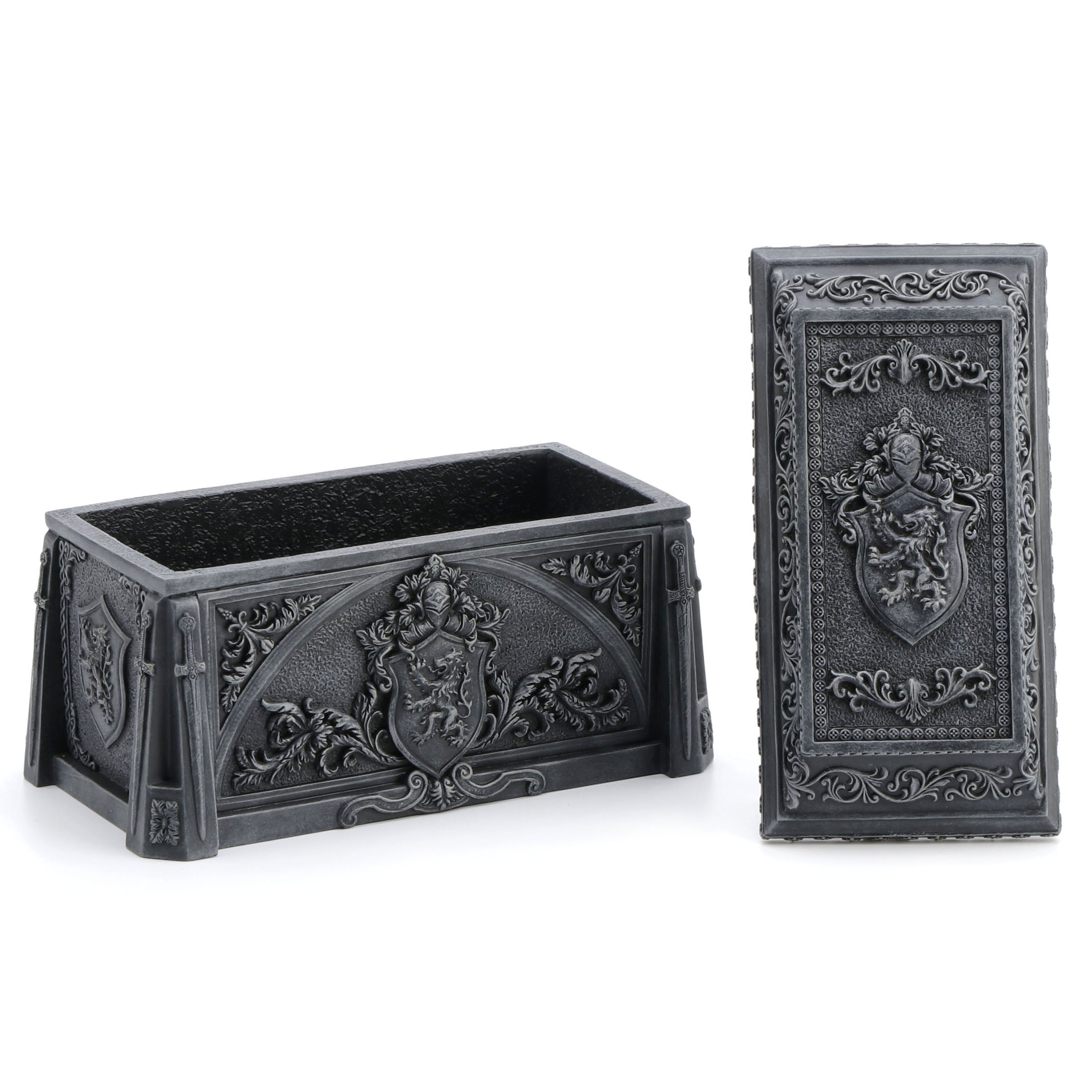 Medieval Lion Crest Trinket Box