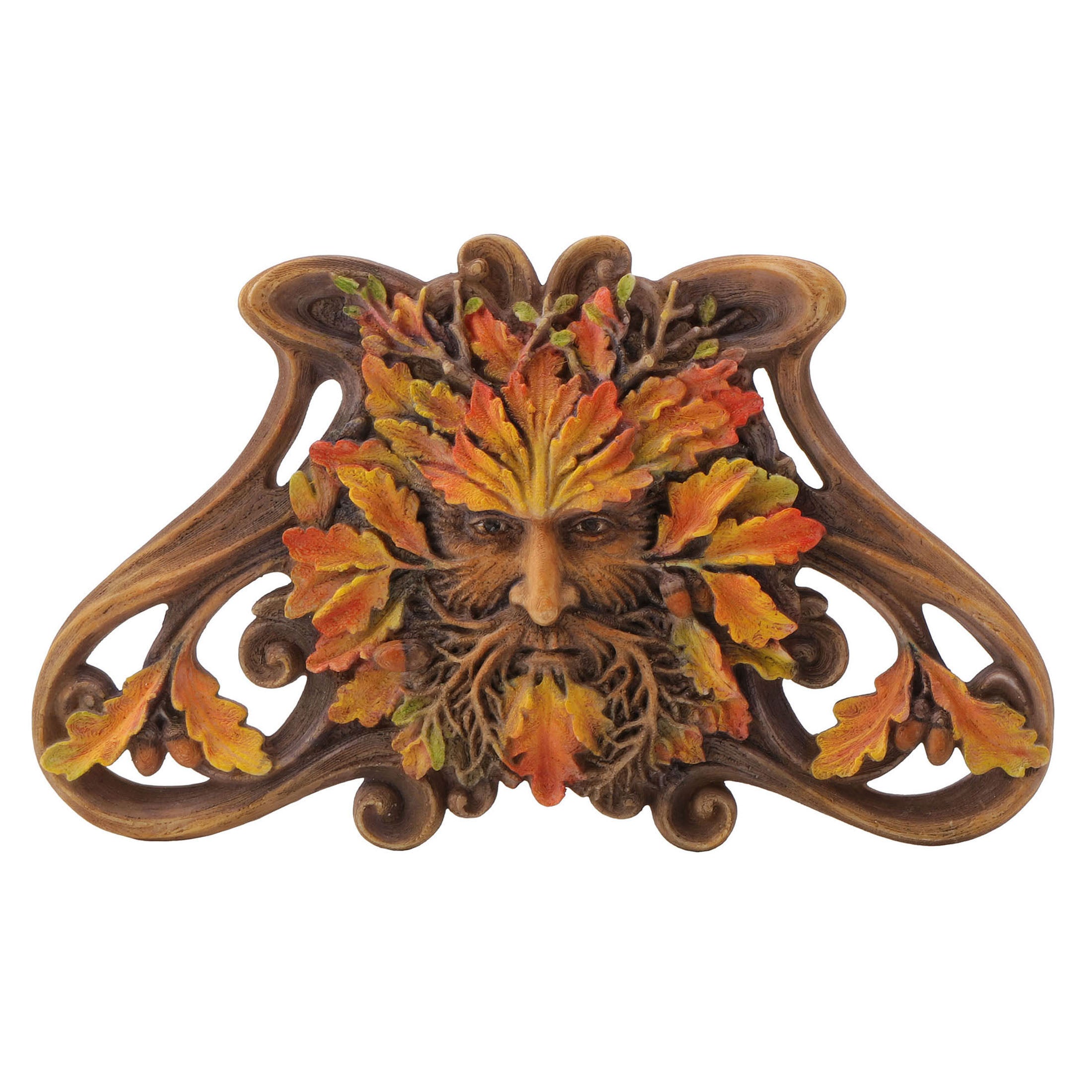 Green Man Maple Wall Plaque