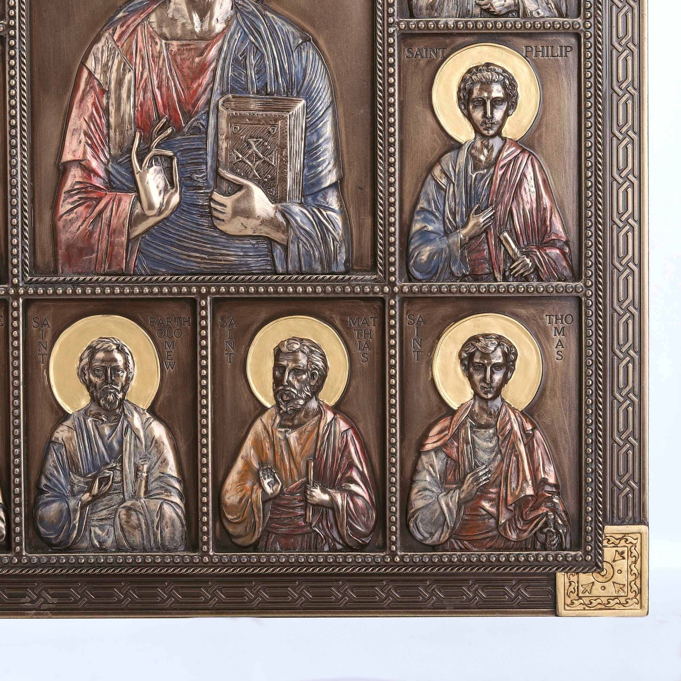 Jesus And The Twelve Apostles Wall Plaque