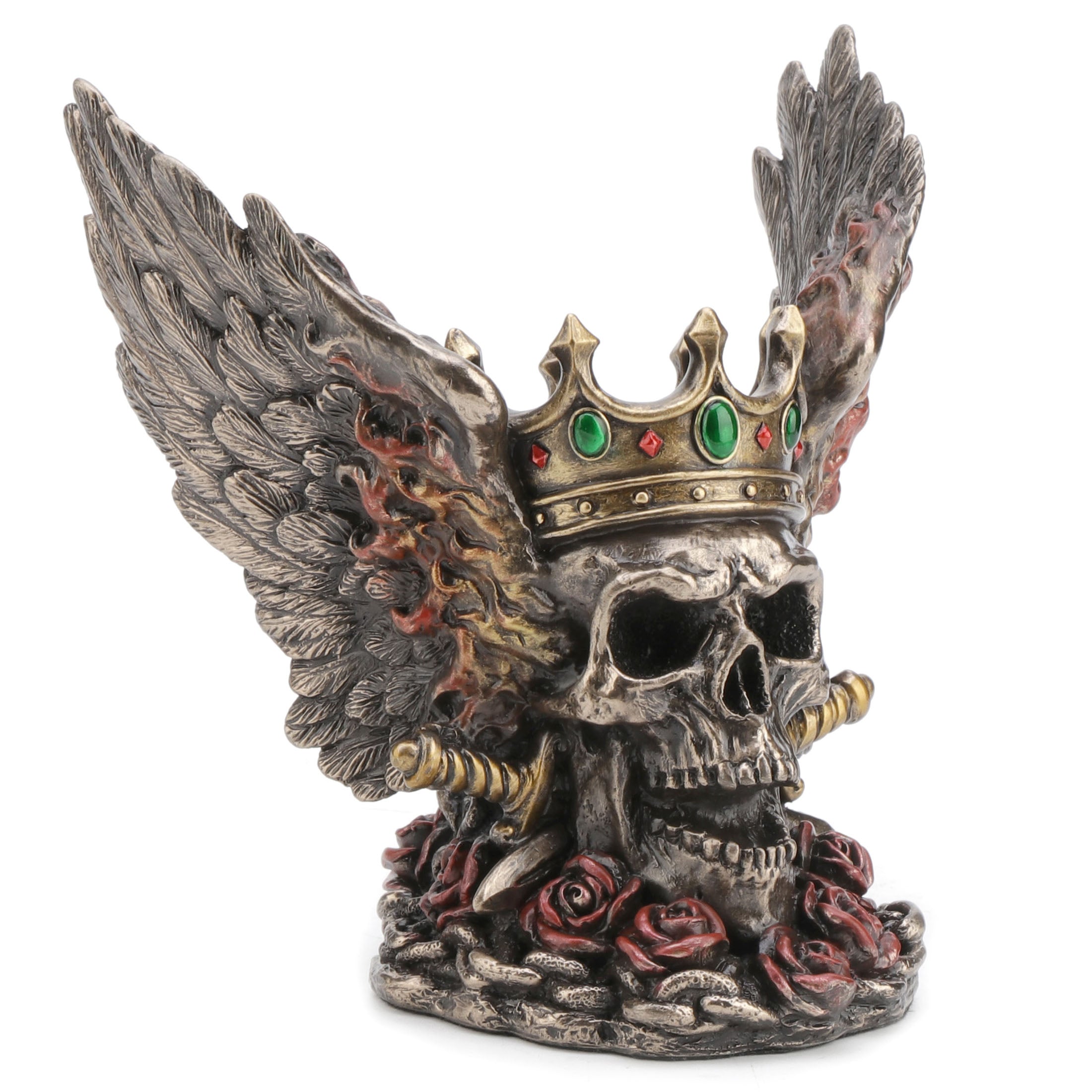 Flame Wings Skull Monarch