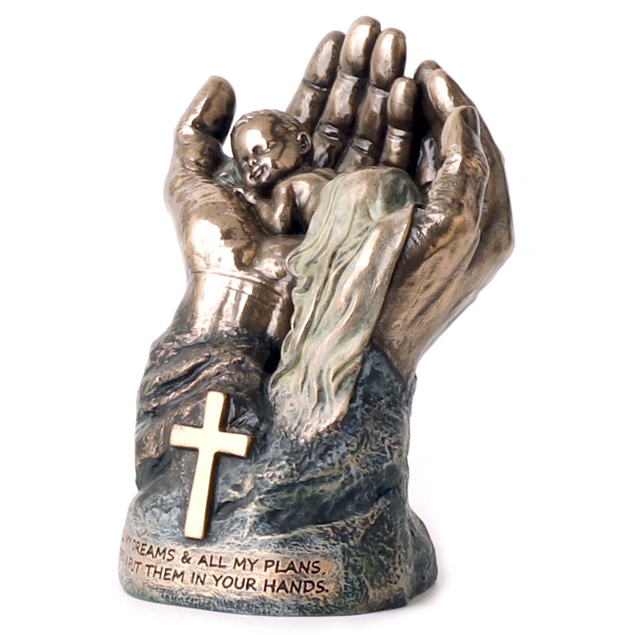 Sleeping Baby In Lords Hands