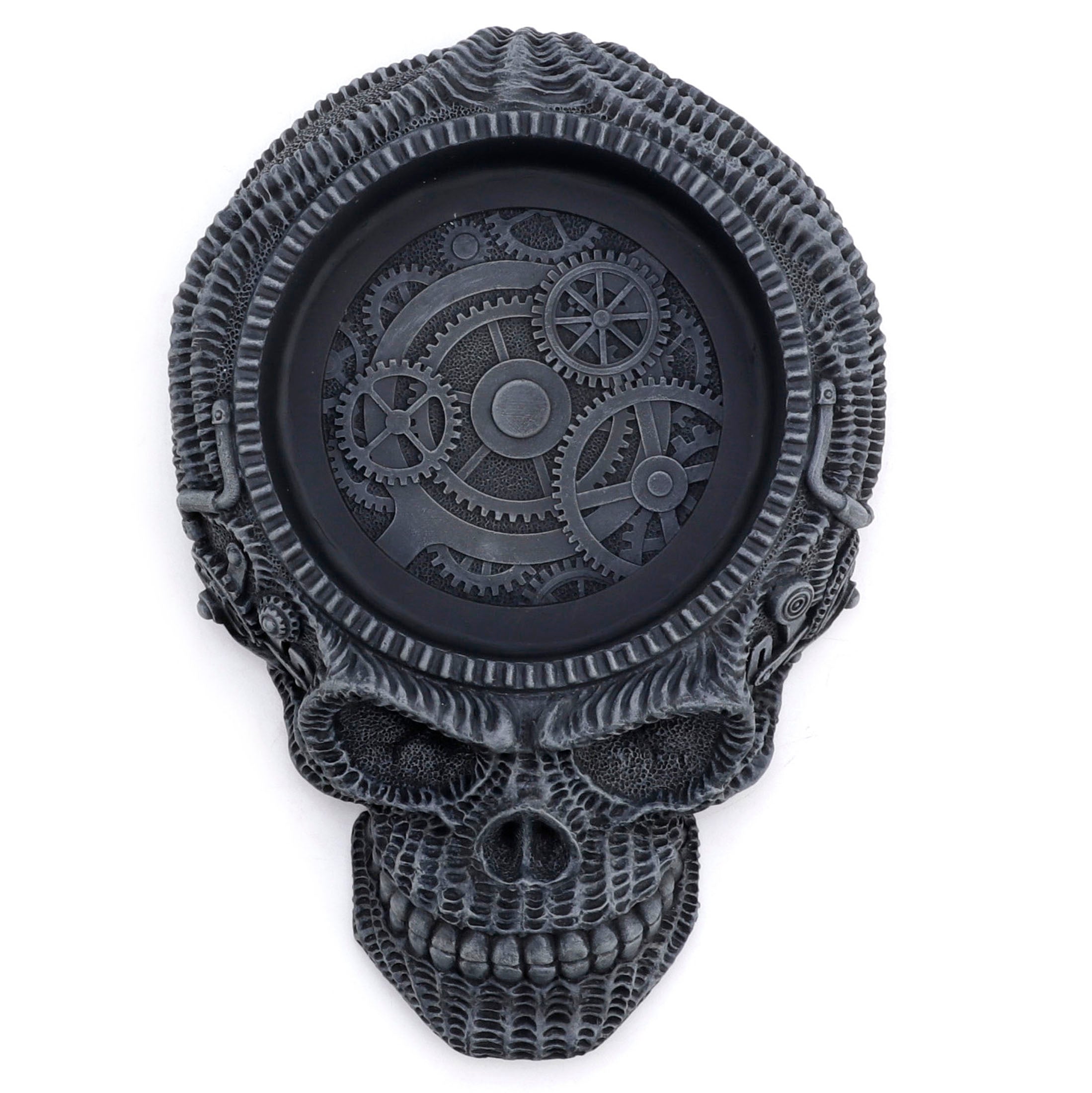 Steampunk Flat Skull Vessel Ashtray