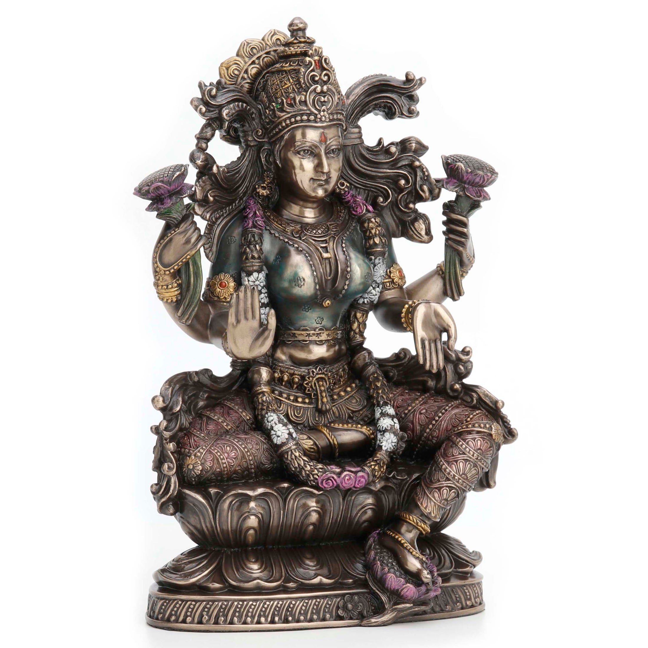Lakshmi Sitting On Lotus
