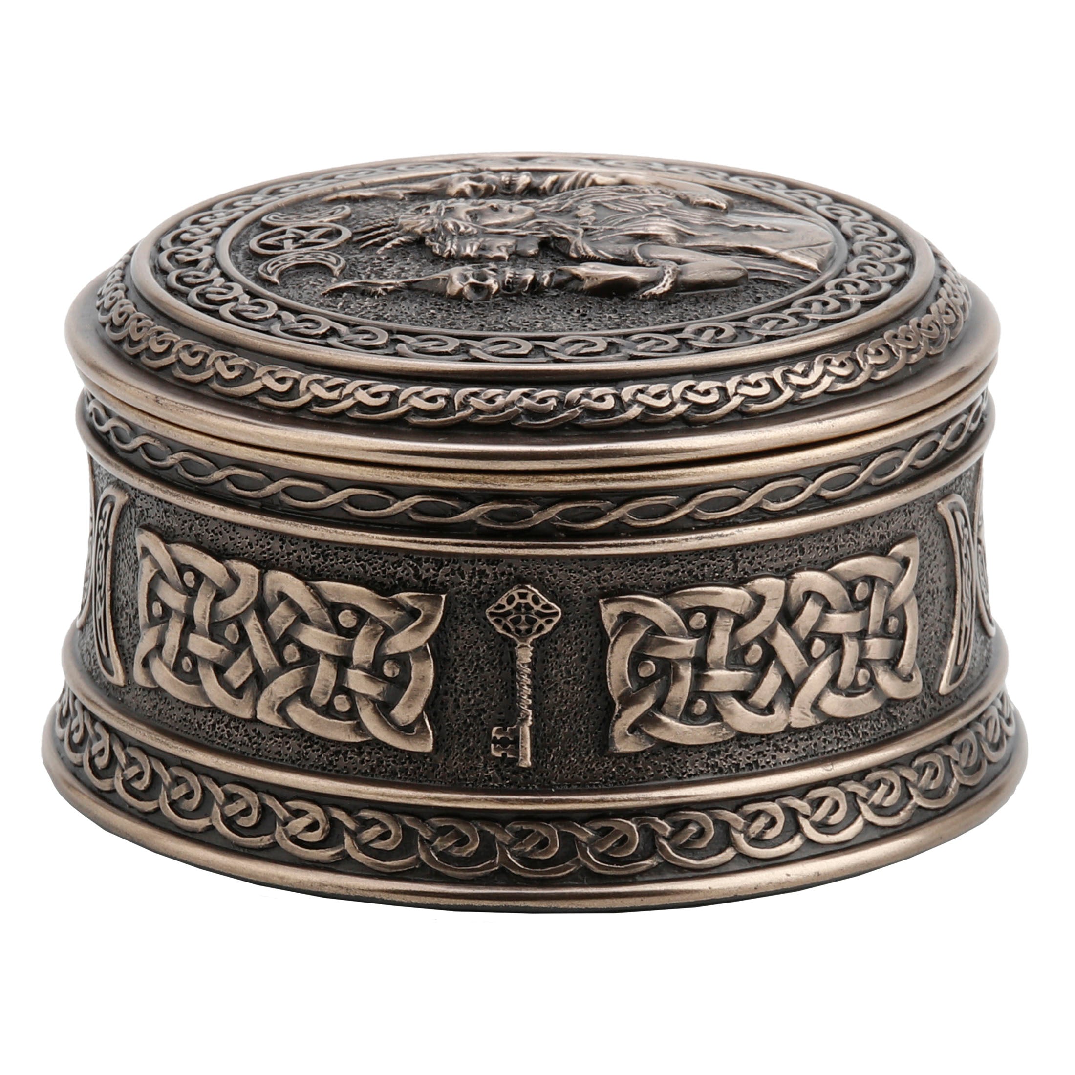 Hecate Goddess Of Chthonic Round Trinket Box