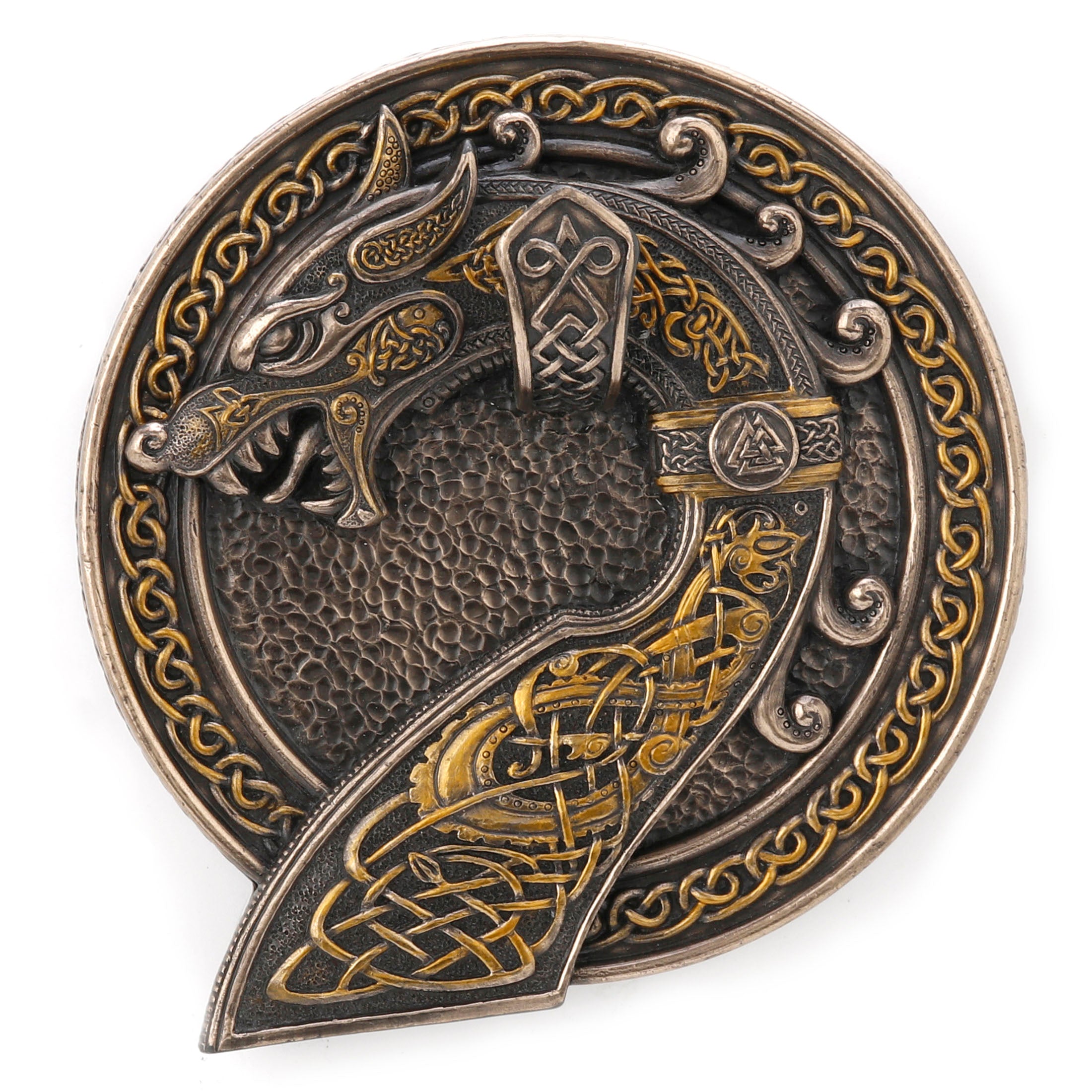 Fafnir The Norse Serpent Wall Plaque With Hanger