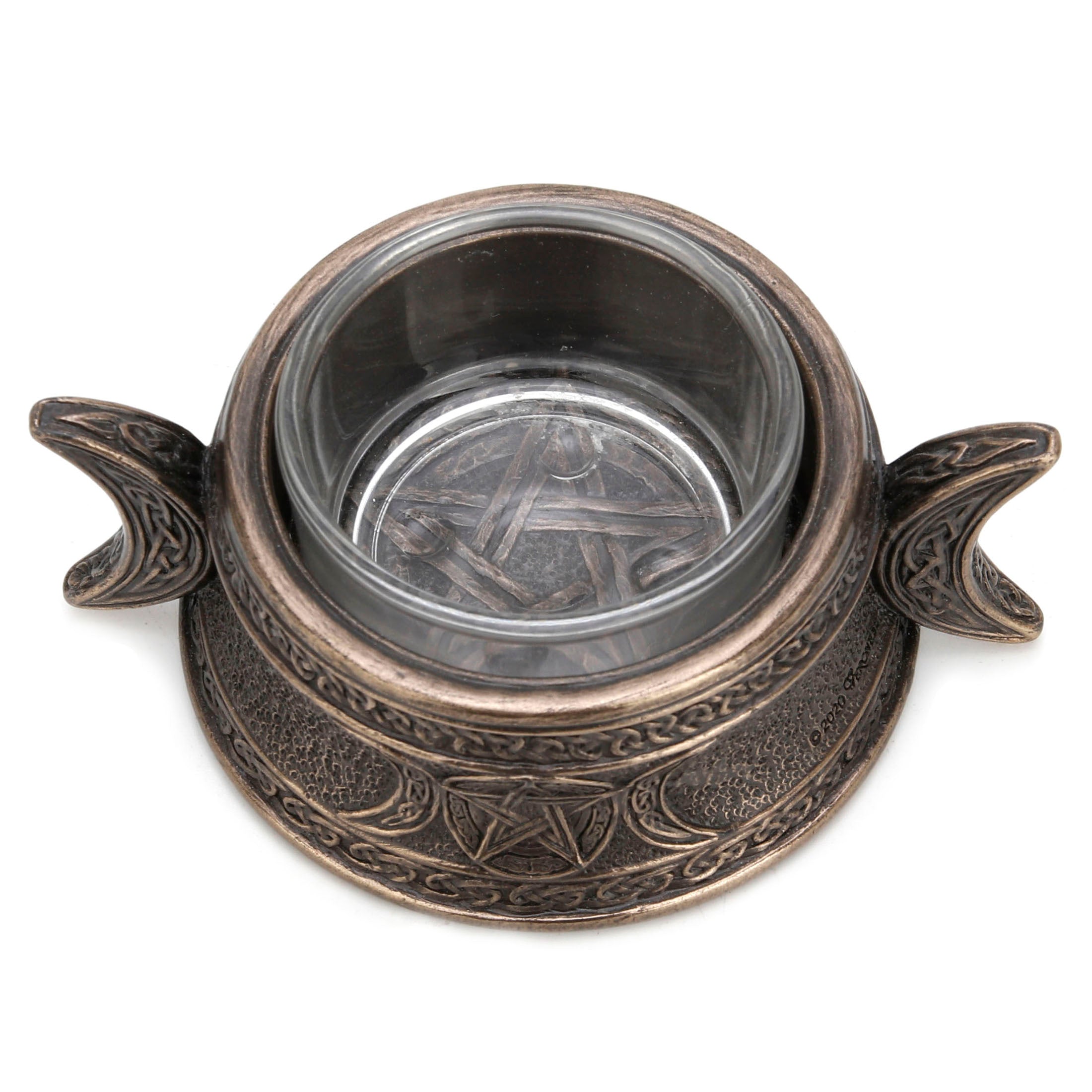Triple Goddess Sigil Tealight Candle Holder