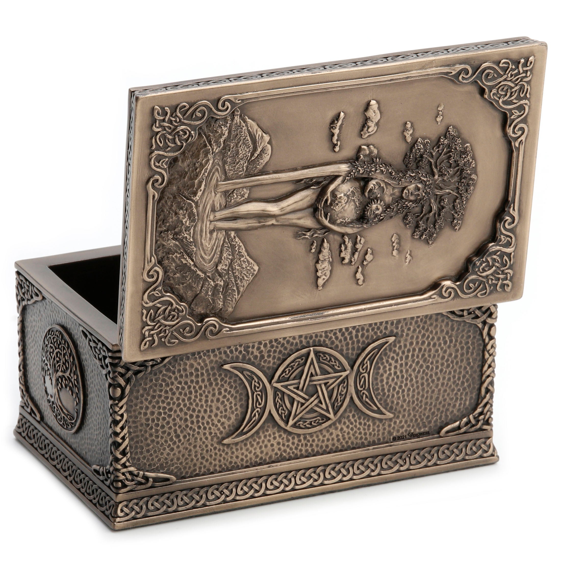 Mother Earth Gaia Rectangular Trinket Box